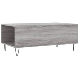 Coffee Table Grey Sonoma 90x50x36.5 cm Engineered Wood 830810