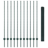 Fence and Post Green 1.4 x 25 m Steel 3336487