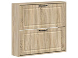 Wall-Mounted Shoe Cabinet UTRECHT 71 x 17 x 86 cm Sonoma Oak 897737