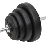 ZNTS Barbell and Dumbbell with Plates Set 120 kg 3145031