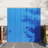 Door Curtain Blue 200 mmx1.6 mm 10 m PVC 153870