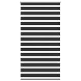 Zebra Blind 120 x 230 cm Black 240220