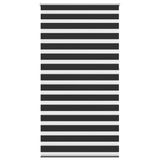 Zebra blind 120.9x230 cm Fabric Width 116.7 cm black 240220