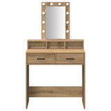 Dressing Table Brown 79 x 41 x 140 cm Engineered Wood 865171