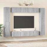 10 Piece TV Cabinet Set Grey Sonoma Engineered Wood 3120249