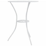 Bistro Set White Cast aluminium Small Durable Bistro Set 317752