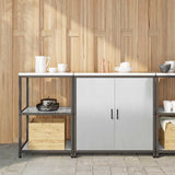 Kitchen Storage Set HATTEM 2 pcs Silver Stainless Steel 3392684