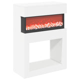 Electric Fireplace White 64 x 30 x 87 cm Engineered wood 8021103