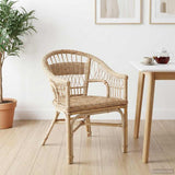 Stacking Chair Natural 60 x 60 x 81 cm Rattan 42033212