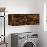 Wall Cabinet Smoked Oak 100x36.5x35 cm Engineered Wood 830129