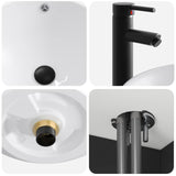 Bathroom Furniture Set 2 pcs Black 33 x 34.5 x 100 cm 3406134