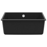 Sink Black 530 x 460 mm 80% Quartz and 20% Resin 42028424