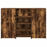 Reception Desk Smoked Oak 155x50x103.5 cm Engineered Wood 3324200