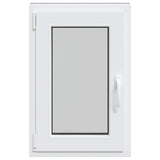 Basement Window RISOR 50 x 75 cm PVC and Glass Anthracite 42047311