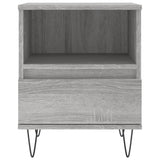 ZNTS Bedside Cabinets 2 pcs Grey Sonoma 40x35x50 cm Engineered Wood 830633