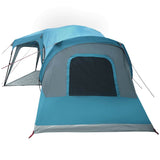 Family Tent with Porch Dome 9-Person Blue Waterproof 4009585