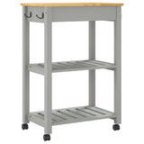 Kitchen Trolley MONZA 60x40x88.5 cm Solid Wood Pine 376092