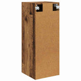 Wall Mounted Cabinet Old Wood 34.5 x 34 x 90 cm Engineered Wood 882613