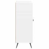 Sideboard High Gloss White 66 x 34.5 x 90 cm Engineered Wood 895509