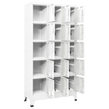 Locker Cabinet Light Grey 90x40x180 cm Steel 339821