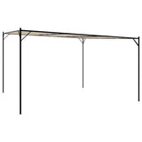 Gazebo Beige 4x4 m 180 g/m Fabric and Steel 362466