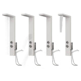 Shower Panel System Aluminium White 151415