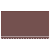 Retractable Awning Brown 400 x 200 cm Fabric 3329820