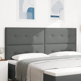 ZNTS LED Headboard Dark Grey 100 cm Fabric 3338463
