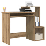 Desk with Drawer Artisan Oak 106 x 41 x 88.5 cm Engineered Wood 869473