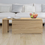 ZNTS Coffee Table Sonoma Oak 150x50x35 cm Engineered Wood 801340