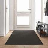 Doormat Anthracite and Black 120 x 350 cm Polyamide and PVC 4100723