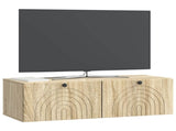 Wall-Mounted TV Cabinet Wall-mounted Sonoma Oak 98 x 41 x 30 cm 898187