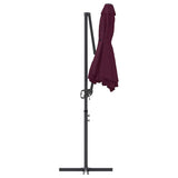 Umbrella Bordeaux Red 372 x 198 x 243 cm 42003381