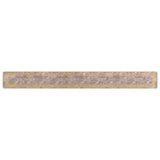 Rug Runner MARSA Grey 50 x 450 cm Polyester and PVC 42023351