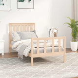 Bed Frame without Mattress 100x200 cm Solid Wood Pine 3188196