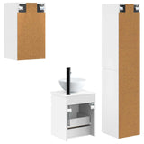 Bathroom Furniture Set 3 pcs White 33 x 34.5 x 160 cm 3406083