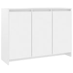 ZNTS Sideboard White 102x33x75 cm Engineered Wood 809773