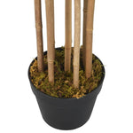 ZNTS Artificial Bamboo Tree 1095 Leaves 150 cm Green 358986