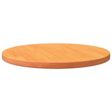 Table Top Round Wax Brown 70x2.5 cm Solid Wood Pine 847128