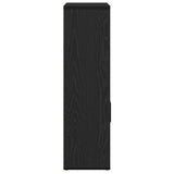 Bookcase Black Oak 60x24x85 cm Engineered Wood 860410