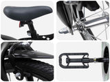 Kids Bike 12 Inches for 2-4 Years Old Black 42009467