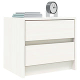 Bedside Cabinets 2 pcs White 40x31x35.5 cm Solid Wood Pine 836138