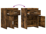 Sideboard Smoked Oak 40 x 36 x 80 cm Engineered Wood 8011087