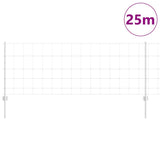 Wild Fence with Posts 25 x 0.8 m 3337114