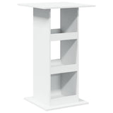 Bar Table with Storage White 60x60x102 cm Engineered Wood 854328