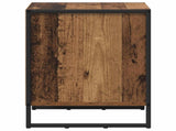 Bedside Table 2 pcs Old Wood 50 x 39.5 x 50 cm Engineered Wood 886687