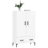 Highboard White 69.5x31x115 cm Engineered Wood 828236