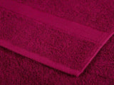 Premium Sauna Towels "SOLUND" 4 pcs Bordeaux 80x200 cm 600 gsm 137219