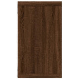 Wall Cube Shelves 4 pcs Brown Oak 80x15x26.5 cm Engineered Wood 815922