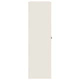 File Cabinet White 90x40x140 cm Steel 339744